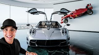 ESSA É A GARAGEM DE UM BILIONÁRIO NOS ESTADOS UNIDOS 🇺🇸 * PAGANI - MCLAREN - FORMULA 1 *