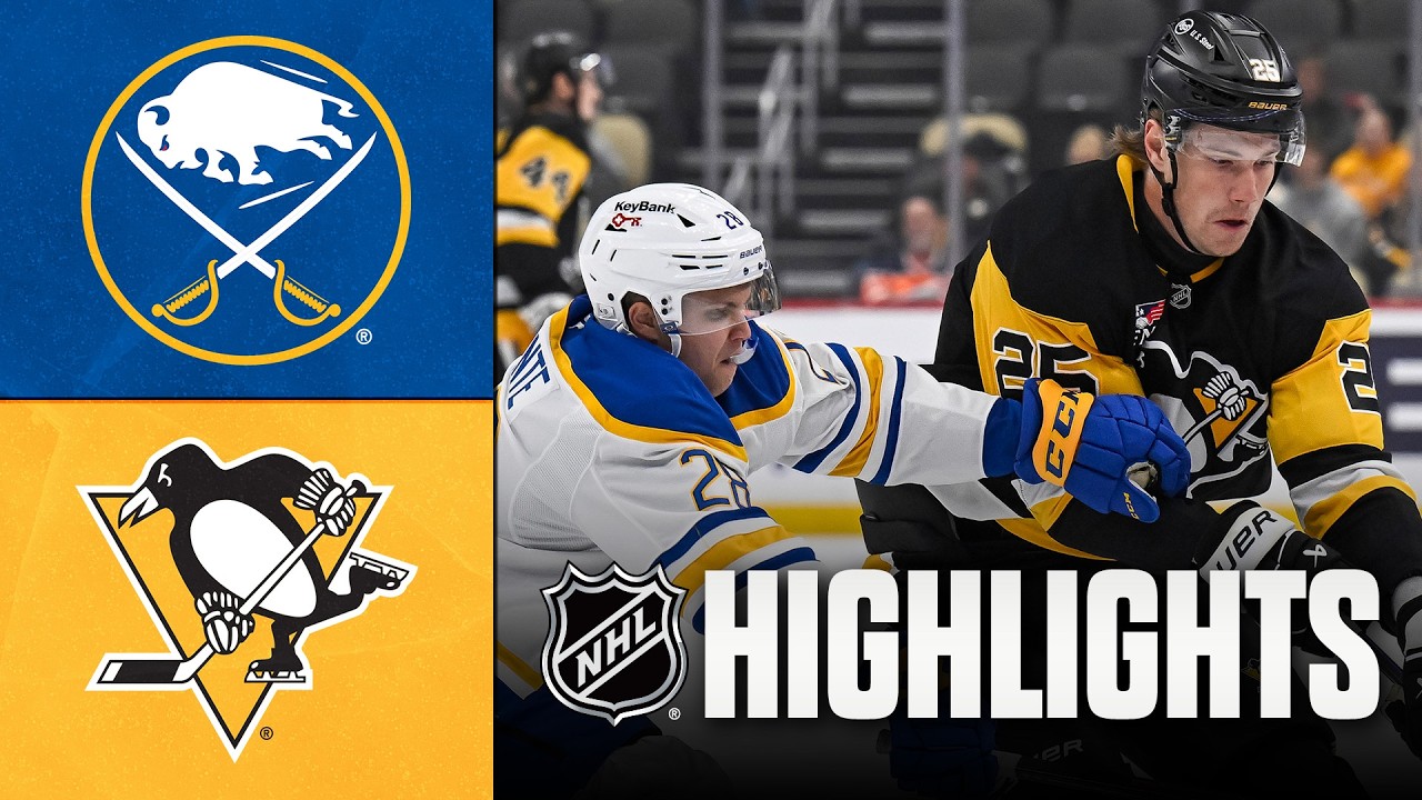 Sabres vs. Penguins | NHL Preseason Highlights | September 21, 2026
