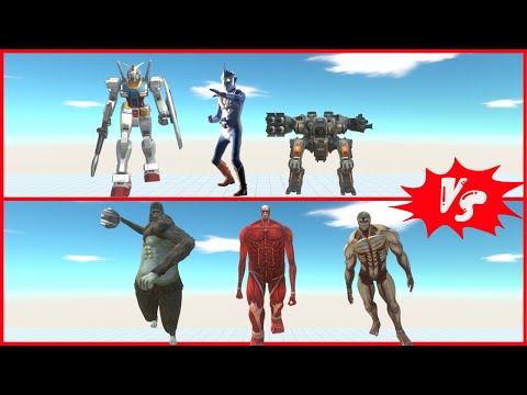 Robots 🤖 vs. Titans 👹 | Animal Revolt Battle Simulator