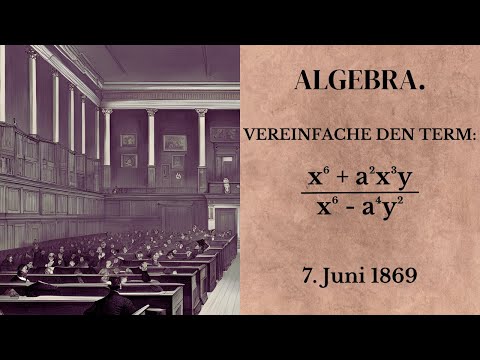 UNI-AUFNAHMETEST in MATHE von 1869: Kannst Du bestehen?🤔📝Mathe Test
