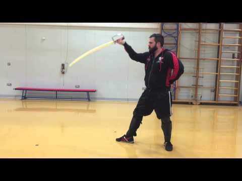 Military sabre guards lesson 2