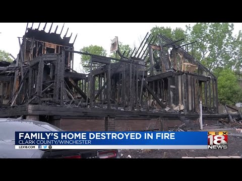Family escapes Winchester house fire, loses dog and belongings