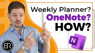 How to Create a WEEKLY Planner in OneNote
