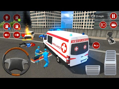 American Ambulance Rescue Driving Simulator - Emergency Ambulance Game Offline- Android Gameplay