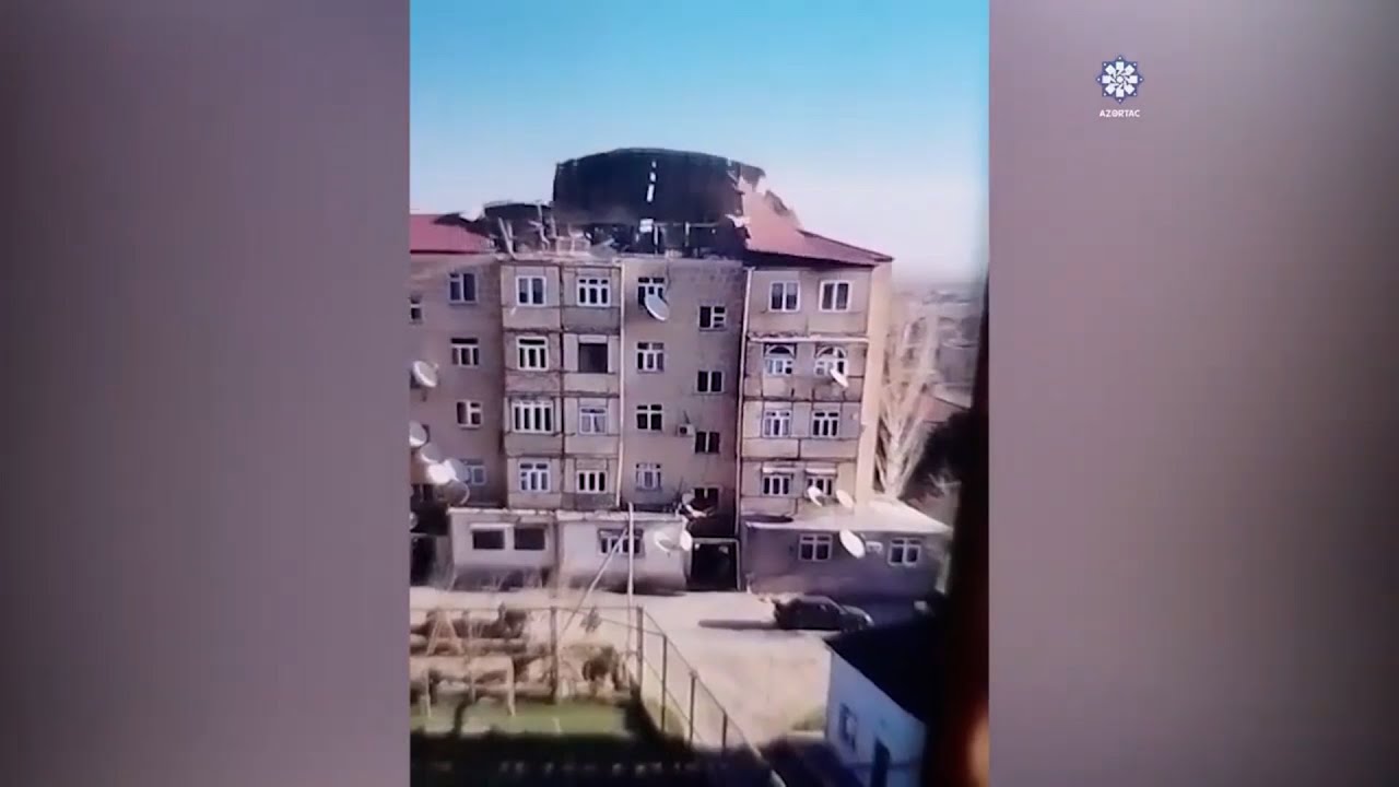 Ուժեղ քամու հետեւանքով Ադրբեջանում ավերածություններ են