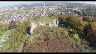 preview picture of video '05 10 2014 Kurzętnik Zamek ruiny częśc 1 DJI PHANTOM 2'