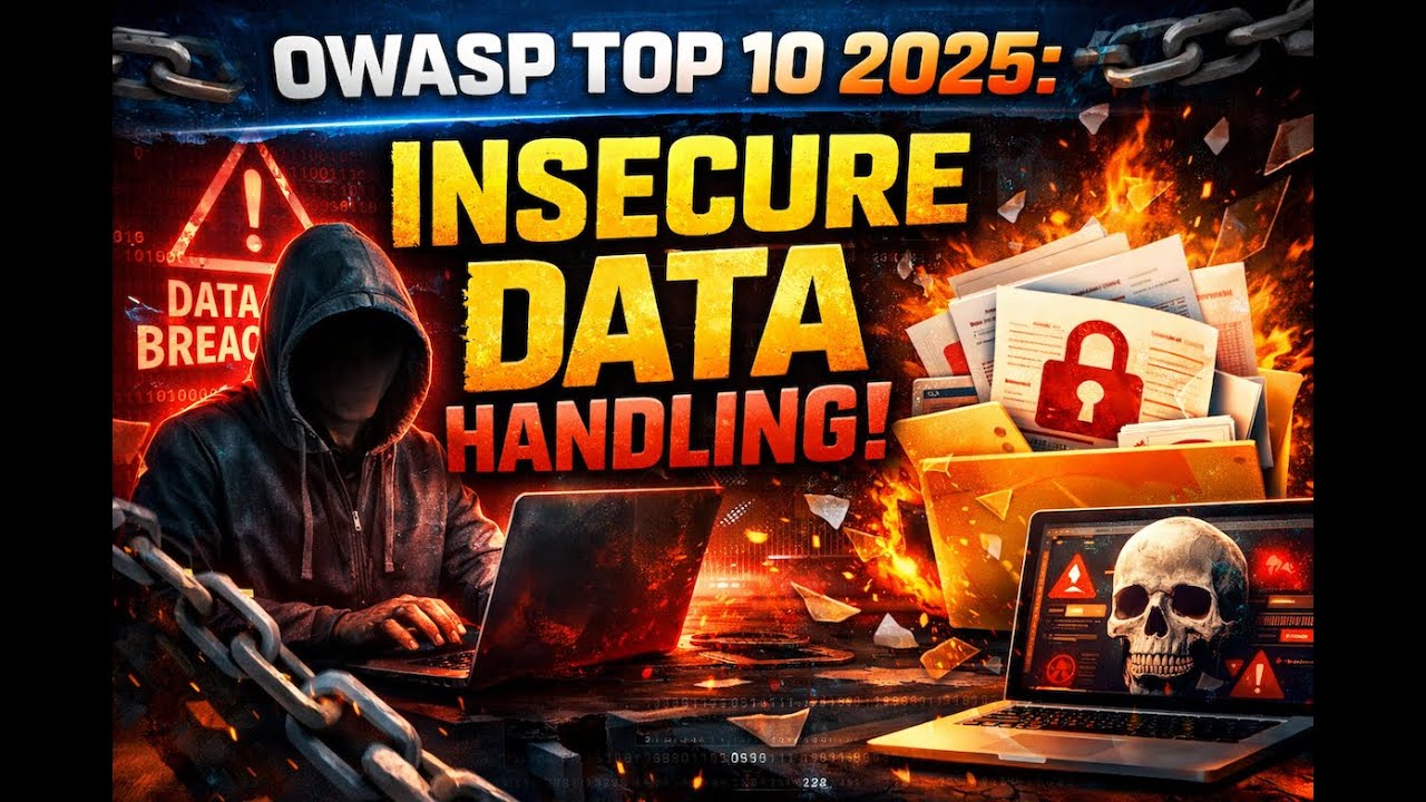 OWASP Top 10 2025: Insecure DATA Handling Explained | Data Breaches You Must Avoid
