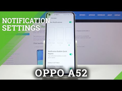 How to Change Notifications Alerts in OPPO A52 - Notifications Settings