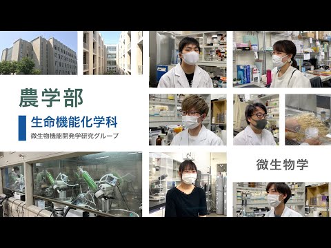 公共経営学科 大阪公立大学 農学部 生命機能化学科 微生物機能開発学研究グループ 紹介動画