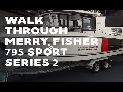 WALK THROUGH MERRY FISHER 795 SPORT SERIES 2 | The Rudder