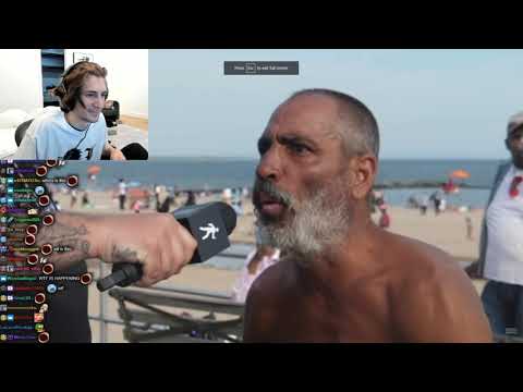 xQc Reacts To Coney Island Glizzy Eating Contest | Sidetalk
