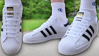 How To BAR LACE Adidas Superstar (THE BEST WAY!!)