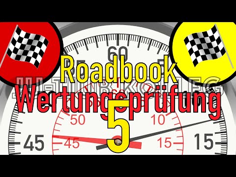 Roadbook 5  - Wertungsprüfung