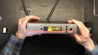 Video thumbnail for Finding the Clearest & Best Channel For your SENNHEISER ew100 G3 EM100 SKM100 Wireless Microphone by Technology Tips