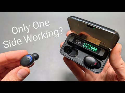 F9-5 TWS - Only One Side is Working , How to Fix & Play Sound on Both sides on F9 5 wireless Earbuds