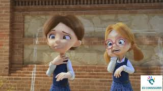 Inclusão de uma criança deficiente na escola - Animação