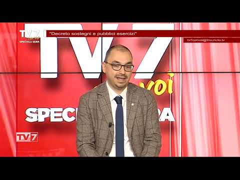 Tv7 con Voi sera del 23/03/21 (4 di 7) - Decreto sostegni e pubblici esercizi