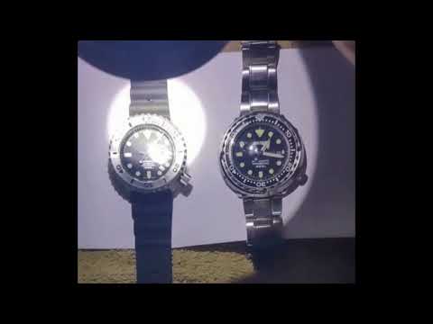 LUME BATTLE: Heimdallr Tuna Homage vs Seiko SBBN031 Tuna