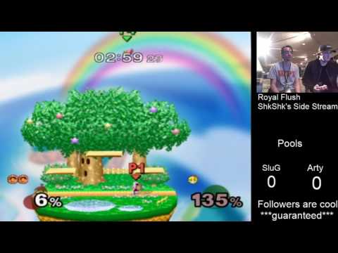 Royal Flush SSBM Pools - SluG (ICs) vs. Arty (Peach)
