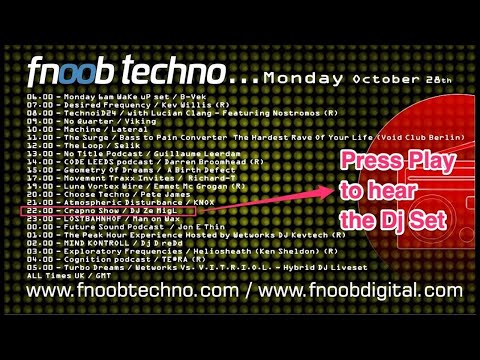 CrapNO #0020 DJ Ze MigL @ Fnoob Techno Radio