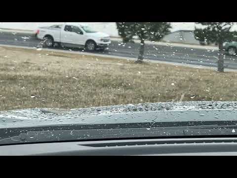 Graupel/Hail/Snow in Pullman, WA - 2/20/2022