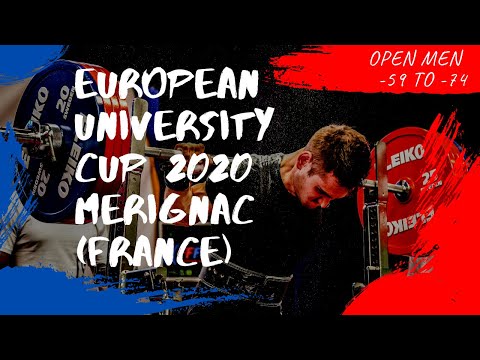 Men, 59 to 74 kg - European Open University Cup 2020 In Classic Powerlifting