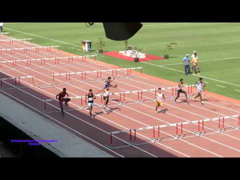 BOY'S U14  80m HURDLES  FINAL. 62nd  NATIONAL SCHOOL GAME’S ATHLETICS CHAMPIONSHIPS-2016-17