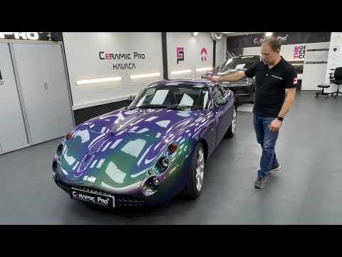 TVR Tuscan paint restored and protected with Ceramic Pro and PPF