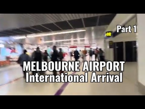 CHEGADA INTERNACIONAL DO AEROPORTO DE MELBOURNE Caminhada Austrália 🇦🇺 2023 4K Pt 1