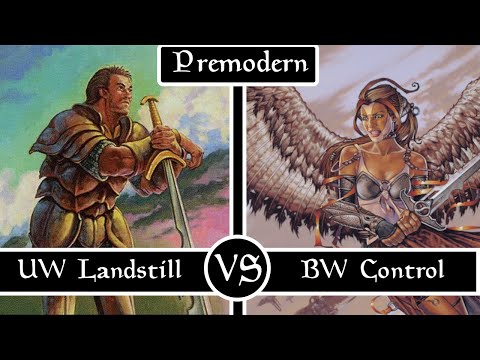 UW Landstill vs BW Control. Premodern MTG