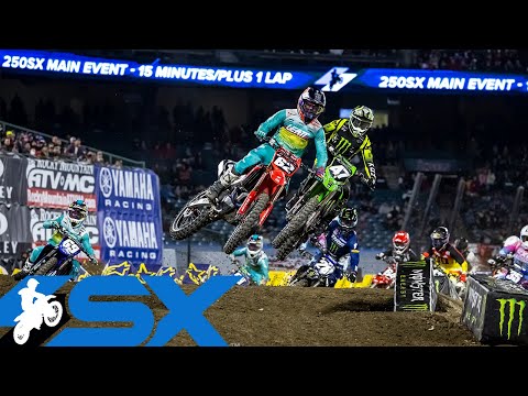 AMAスーパークロス 2022 Rd1 アナハイム（エンジェルスタジアム）West 250SXのハイライト動画