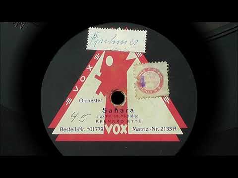 Sahara - Vox *01779 - 1925