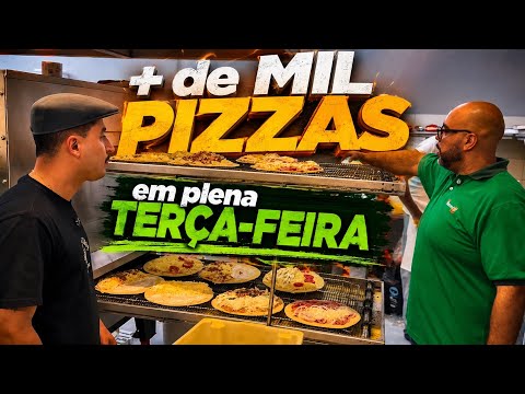 Maior PIZZARIA de Taboão da Serra | Como é a Operação para Fazer + de Mil Pizzas por Dia