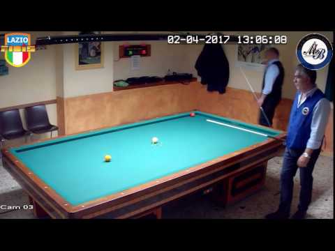 Chiruzzi vs Zannini 2 Cat - 3ªProva Camp.Regionale - CSB Martino's Billiards(LT) 1/2Apr2017