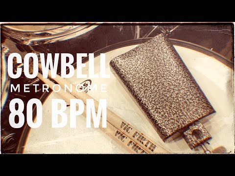 80 BPM | Metronome | Cowbell sound