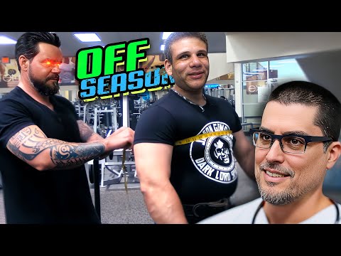 A day after Christmas, Big Brad Wolf measures Jason's body fat percentage with Andrew at LA Fitness.