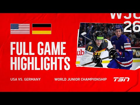 USA vs. Germany FULL HIGHLIGHTS | 2026 World Junior Championship