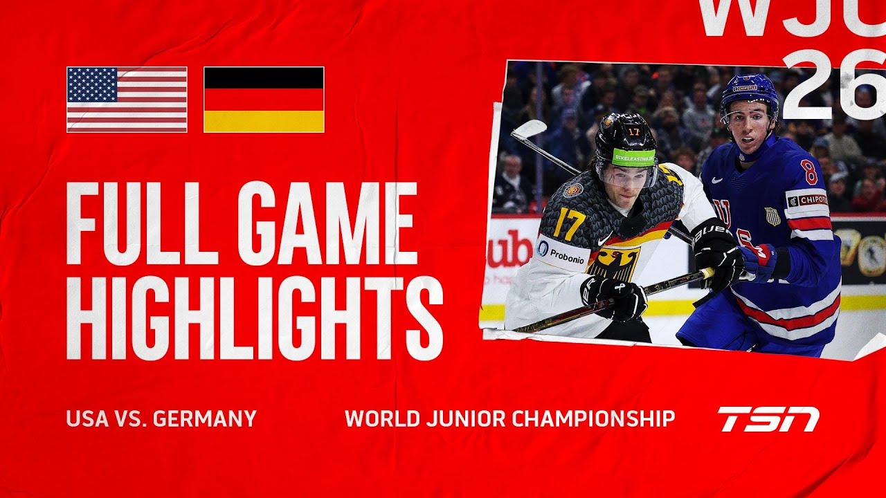 USA vs. Germany FULL HIGHLIGHTS | 2026 World Junior Championship