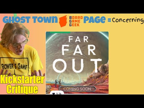 Far Far Out - Another Big Space Game -Kickstarter Critique Review