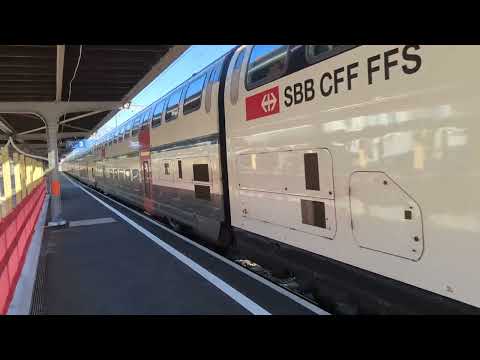 Thun (CH) - Abfahrt IC 81 nach Romanshorn (27.07.2023)