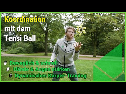 Tensi Ball -Spielend einfach die Hand-Auge Koordination stärken -Training für alle  Ballsportarten!