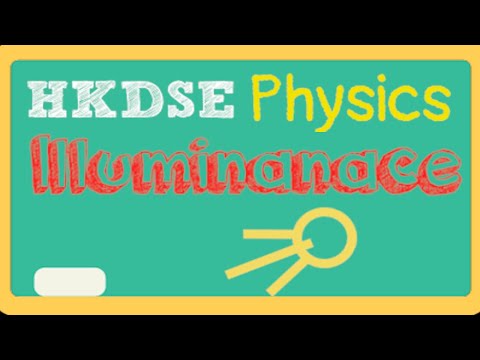 HKDSE Physics | E3 Energy and use of energy | Illuminance