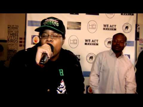 Mychelle Lee Performing for Listen Up! at We Act Radio