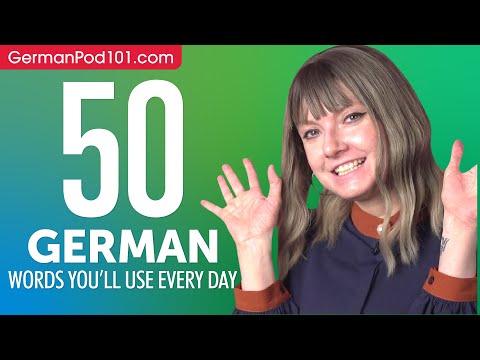 50 German Words You'll Use Every Day - Basic Vocabulary #45