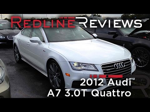 2012 Audi A7 3.0T Quattro Review, Walkaround, Start-Up & Rev