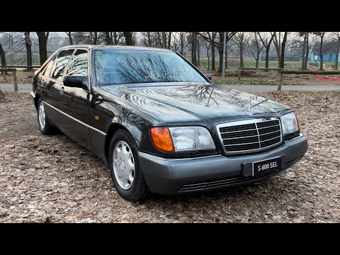 Una leggenda a 4 ruote…W140 600 SEL! 😱🇩🇪 Recensione Mercedes Benz S600 SEL V12 6.0 408cv 1991! ✈️