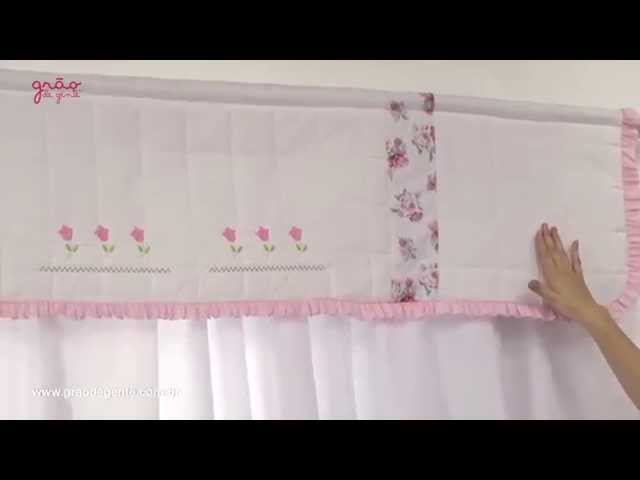 Cortina Floral Rosa | Ref: 47264