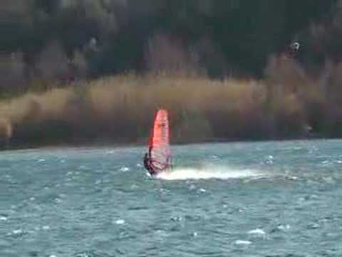 windsurfing: Marco Begalli  at "Trevignano golfetto"