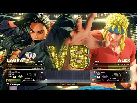 SFV Champion Edition 🔥 BonoBono (LAURA) Vs B-chan-okasi (ALEX) 🔥 Online Match's 02-07-2023
