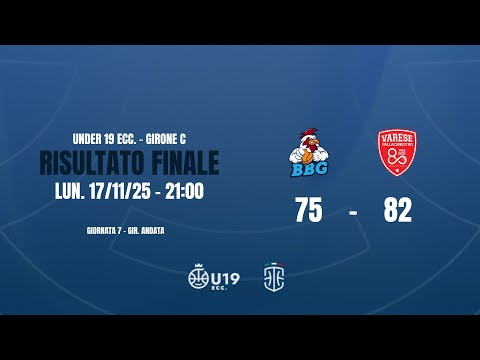 Highlights BBG Gallarate - Pall Varese U19 Eccellenza